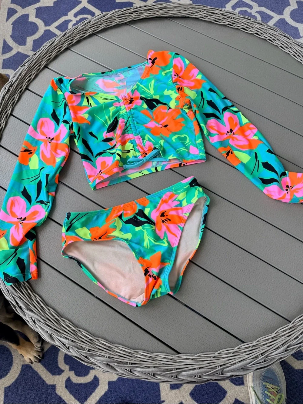 3 girls size large swimsuits